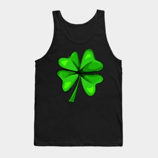 Four Leaf Clover Shamrock Happy St Patrick's Day Men Women Tank Top